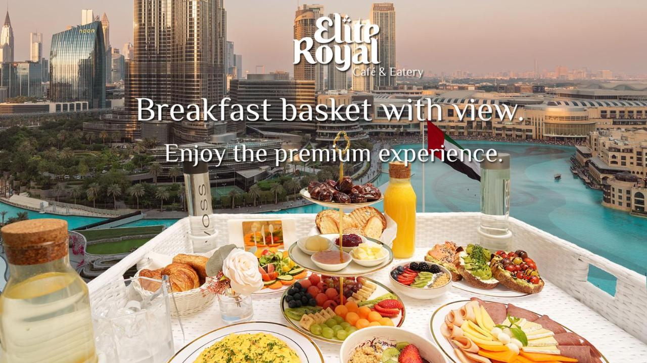 Elite Royal Apartment - Full Burj Khalifa & Fountain View - Crystal Dubai Eksteriør billede